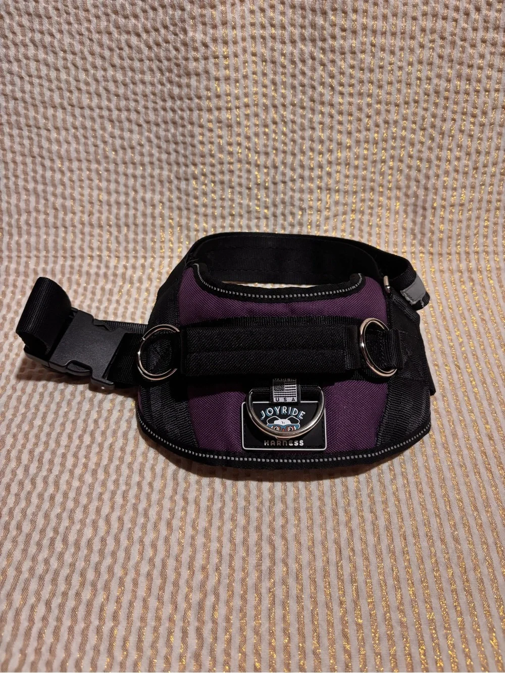 JoyRide Dog Harness Size Medium Purple
